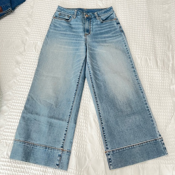 a.n.a Denim - a.n.a Crop Wide Leg Stylish Flare Jeans